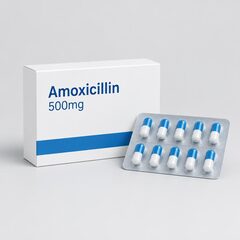 Amoxicillin 500mg Capsules product illustration