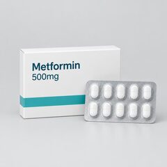Metformin 500mg product illustration